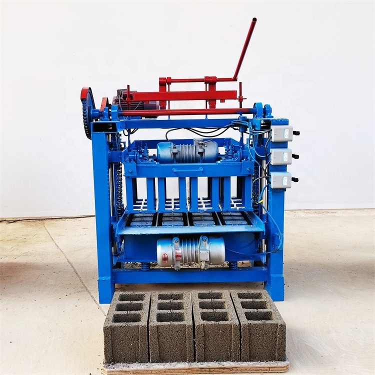 Thailand paver small paving cement block making manual block making machinery producing line