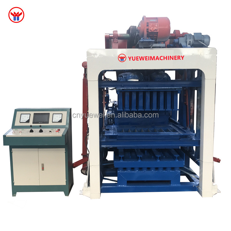 Maquina ponedora de bloques usada China fully automatic cement brick concrete block making machine for prix pave uni block