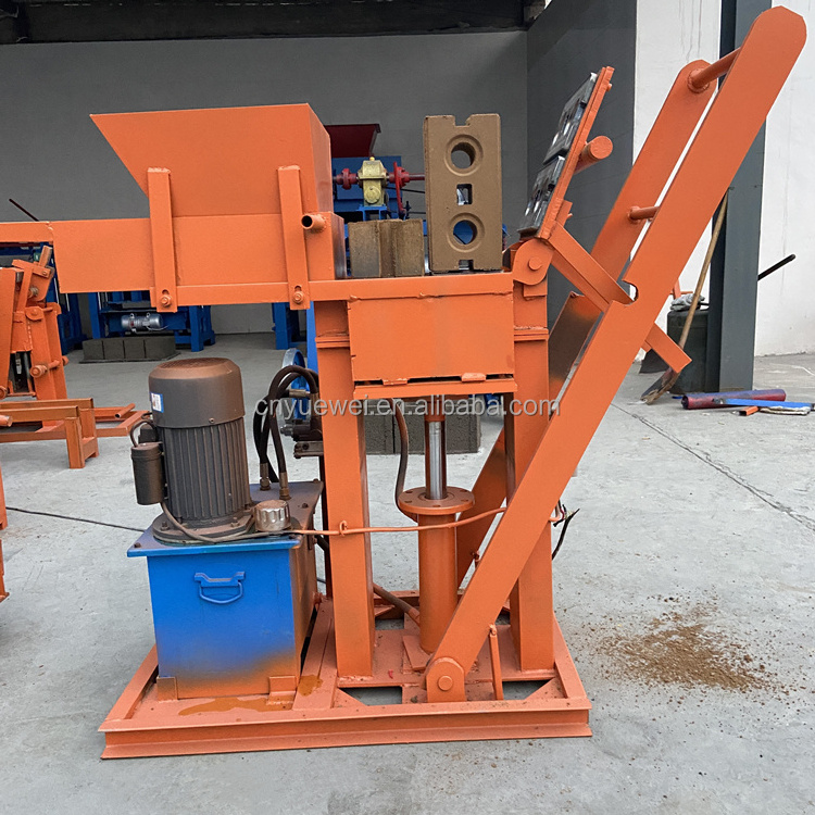 Brick mold customized clay mud interlocking manual brick making machine hydraulic type for selling