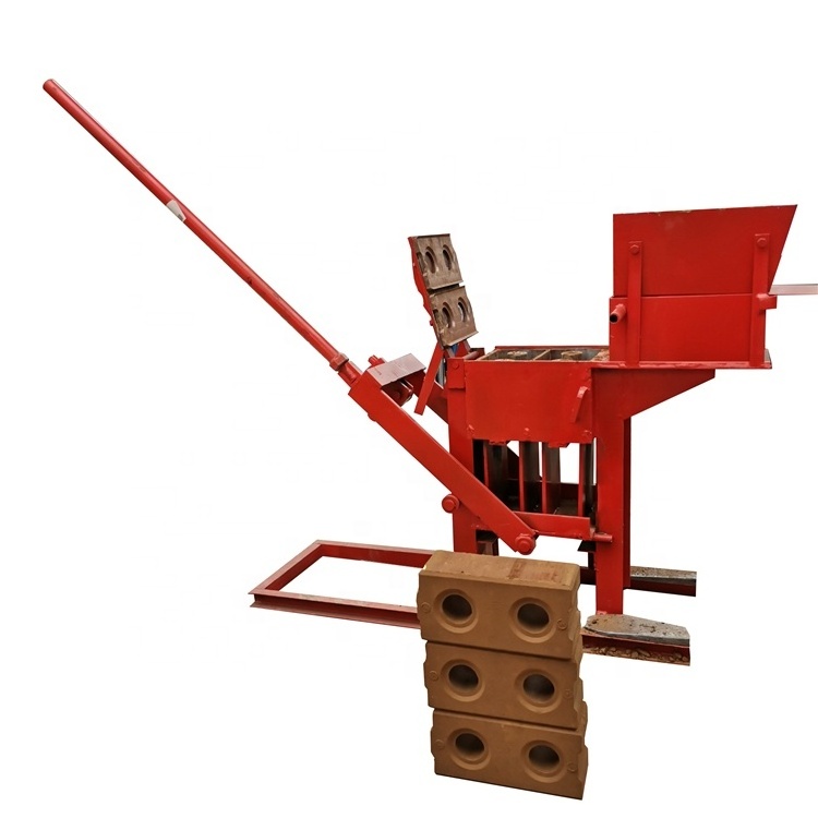 Manual type clay brick making machine interlocking brick producing machine for sale with good price