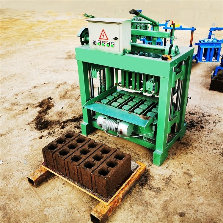 4-35B block machine install maquina bloquera cemento concrete block making machines nairobi kenya