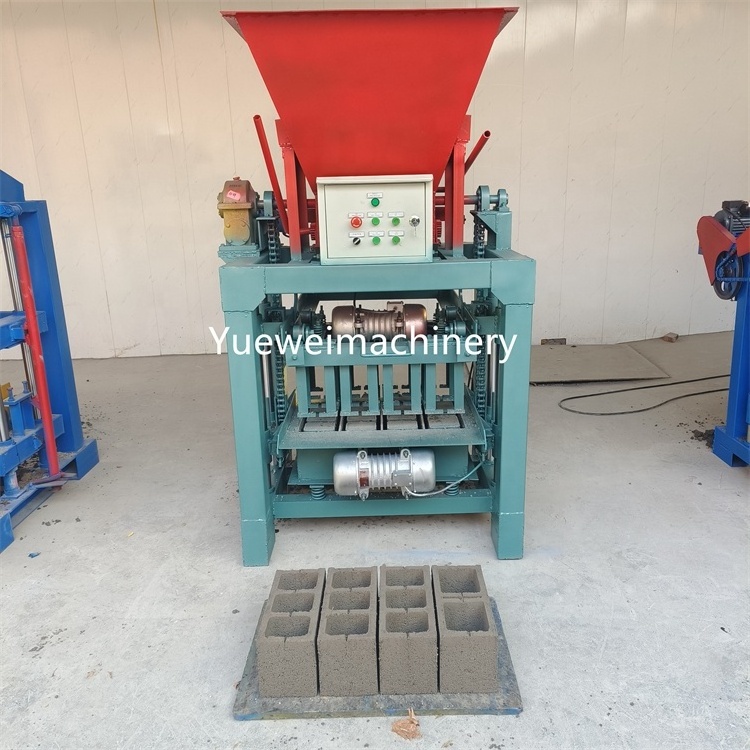 Popular high output customizable brick type concrete cement hollow block brick machine factory direct sale