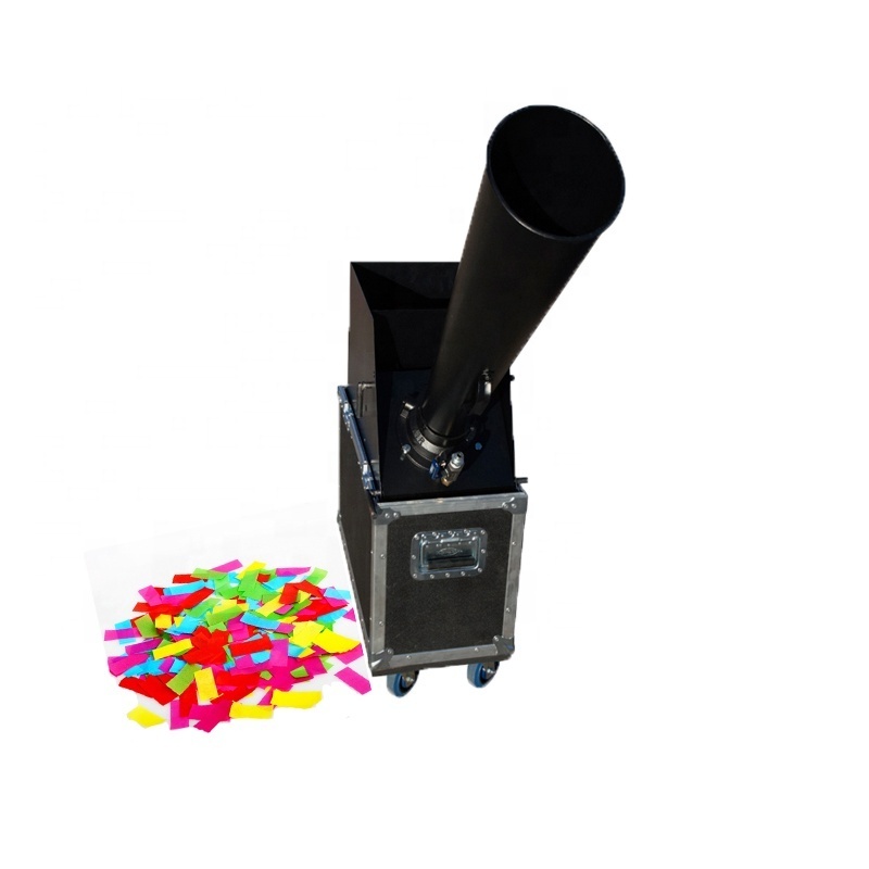 Big Blaster DMX CO2 Confetti Machine and 15m Spray Height Confetti Cannon Confetti Blaster for Concert Celebration