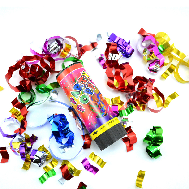 Small Party Supplies Confetti Popper Spring Popper for Children Kids