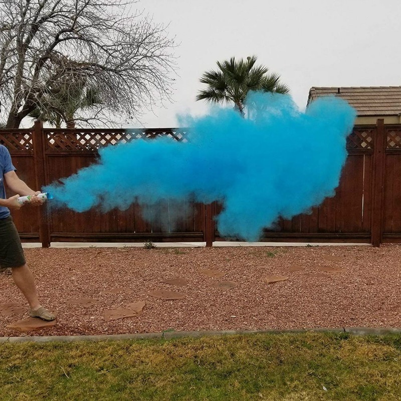 Baby Gender Reveal  Stick Color Smoke Confetti Cannon  For Kids Celebrations