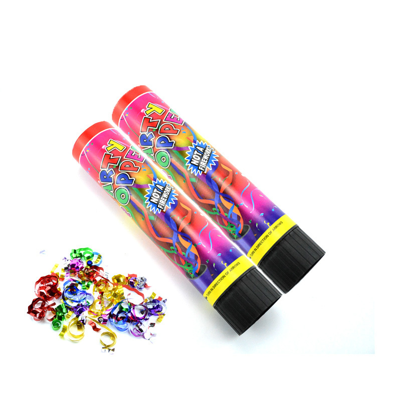 Wholesale Factory  11cm  Foil Confetti Spring Popper For Party Biodegrade