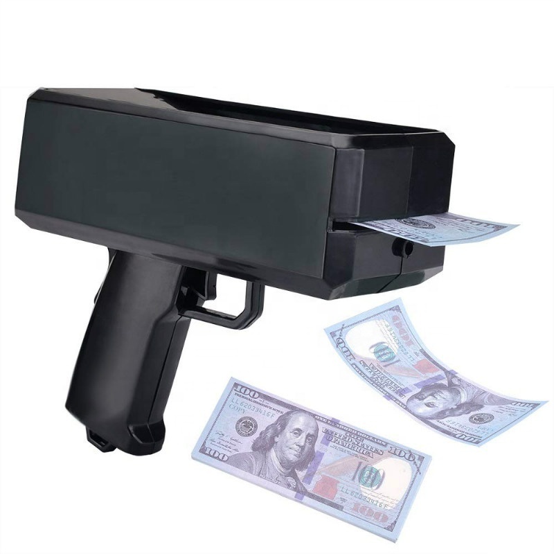 Plastic Customization Logo Cool Money Rain Cash Shooter Party Super Money Gun