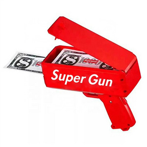 Plastic Customization Logo Cool Money Rain Cash Shooter Party Super Money Gun