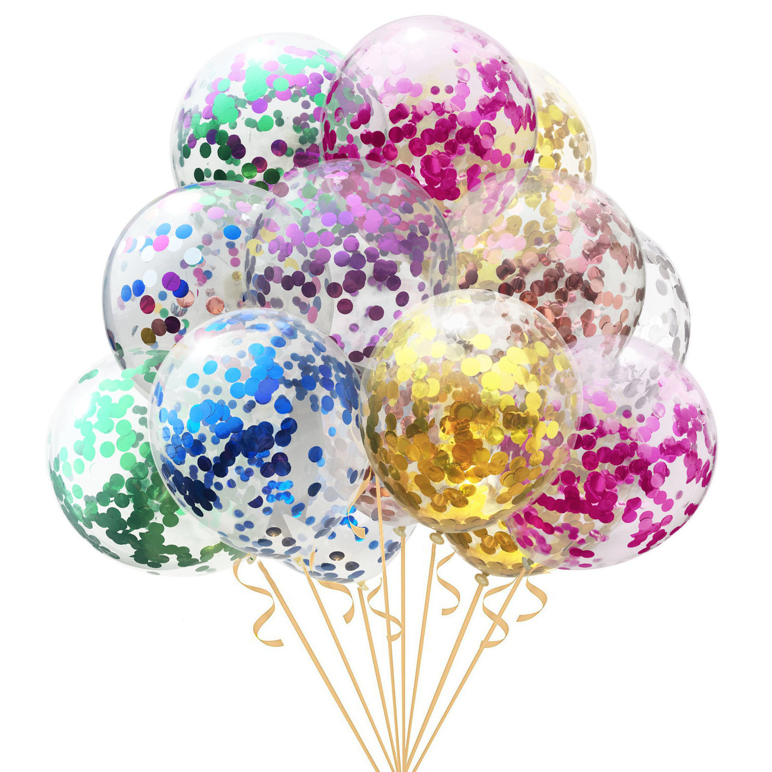 New Arrival Premium Metallic Colour Confetti Foil Popper Party Supplies Confetti Balloon