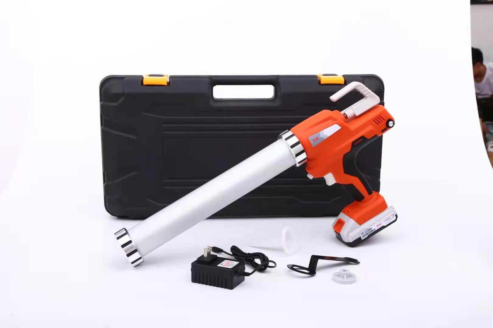 Electric Caulking Gun Battery Caulk Gun Cordless Silicone Gun BC 1426 Both Sausage and Cartridge Sealant Use 18V Picture Power