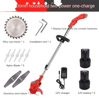 Portable 12V Lithium Battery Power Garden Grass Cutting Machine Cordless Grass Trimmer