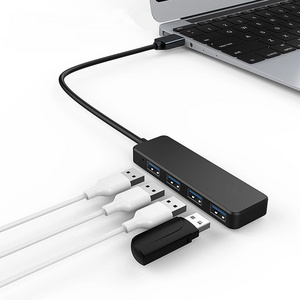 Type C 4 port usb3.0 hub ABS plastic usb3.0 4 Port usb type a usb3.0 4 por hub