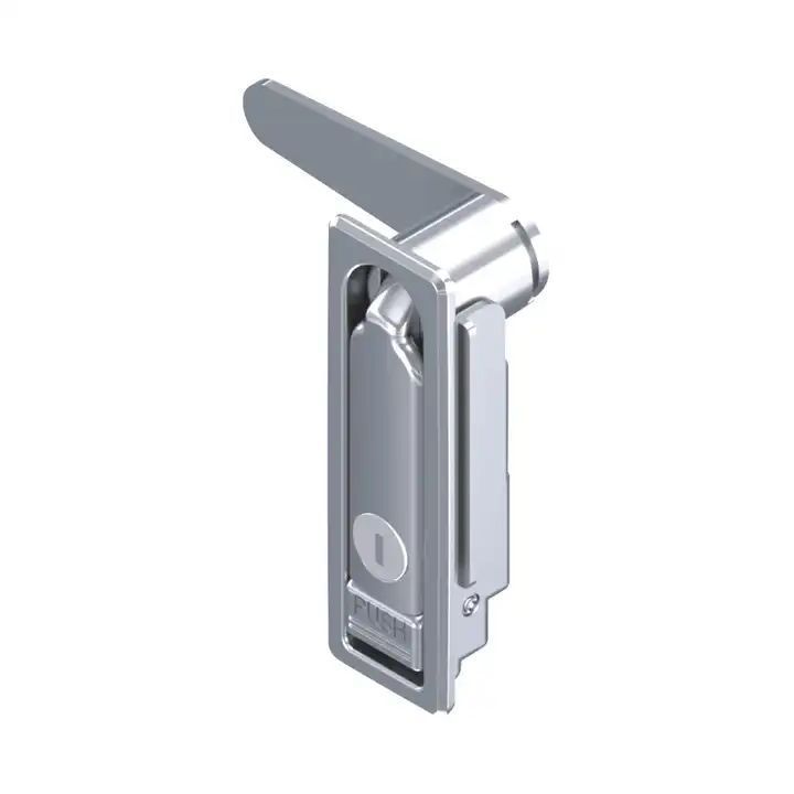 CHYF MS713 Zinc Alloy Standard Styles Machinery Push Button Cabinet Plane Locks Cabinet door flat locks