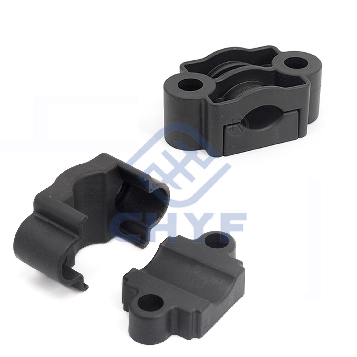 K13-25 fireproof pvc cable clip high voltage plastic cable cleat professional factory of electric cable fixing clamp