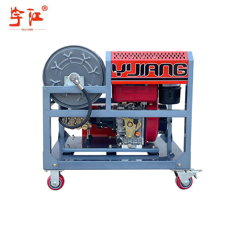 drain cleaning machine cold water cleaning high pressure sewer jetter water jet propulsion