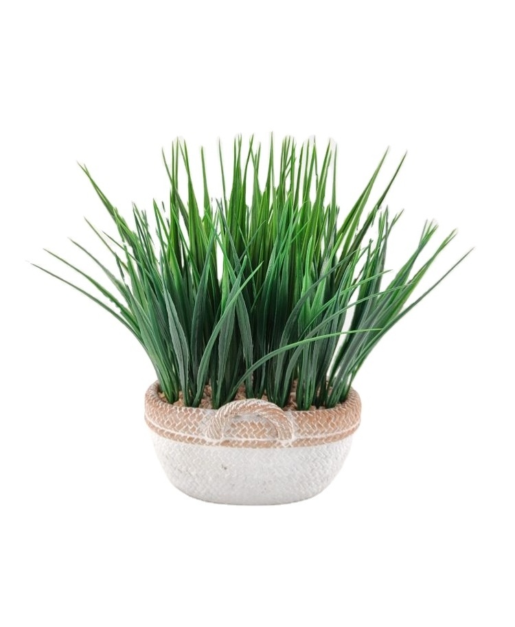 High Simulation plant Artificial Reed Grass plant Bonsai Onion Grass for Garden decoration