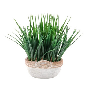 High Simulation plant Artificial Reed Grass plant Bonsai Onion Grass for Garden decoration