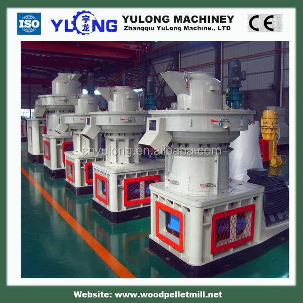 YULONG 1-1.5T/H Premium Din Plus Wood Pellet/6-8mm Wood Pellet/Oak and Beech /Firewood/Charcoal Pellet Mill Machine For Sale