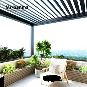 2023 New Arrivals  Exterior Outdoor Canopy Metal Roof Aluminum Pergola With Garden Pergola