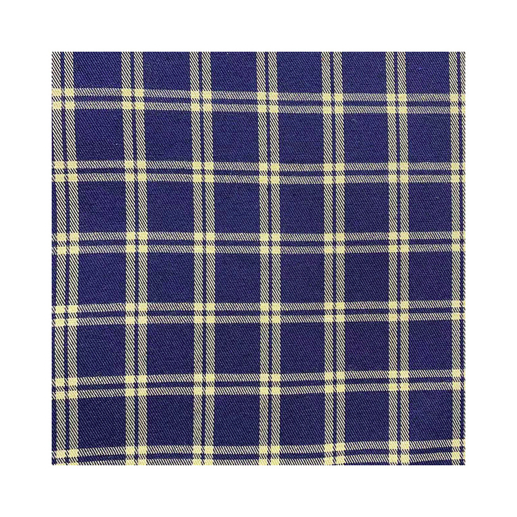 Yarn Dyed Check 80% Polyester 20% Cotton Uniform Fabric For Costumes