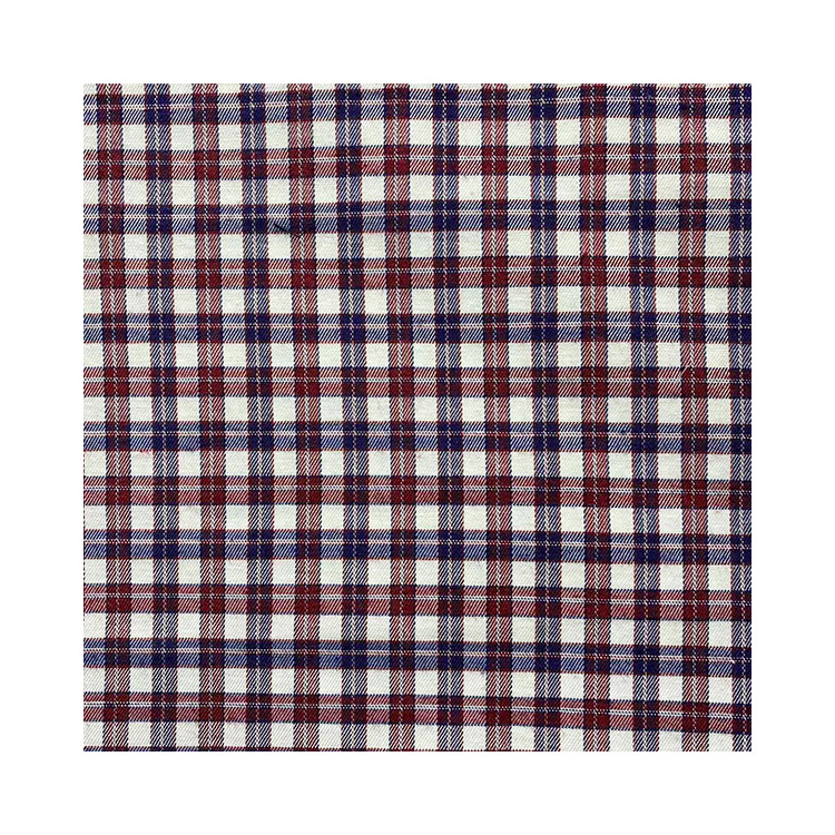 Yarn Dyed Check 80% Polyester 20% Cotton Uniform Fabric For Costumes