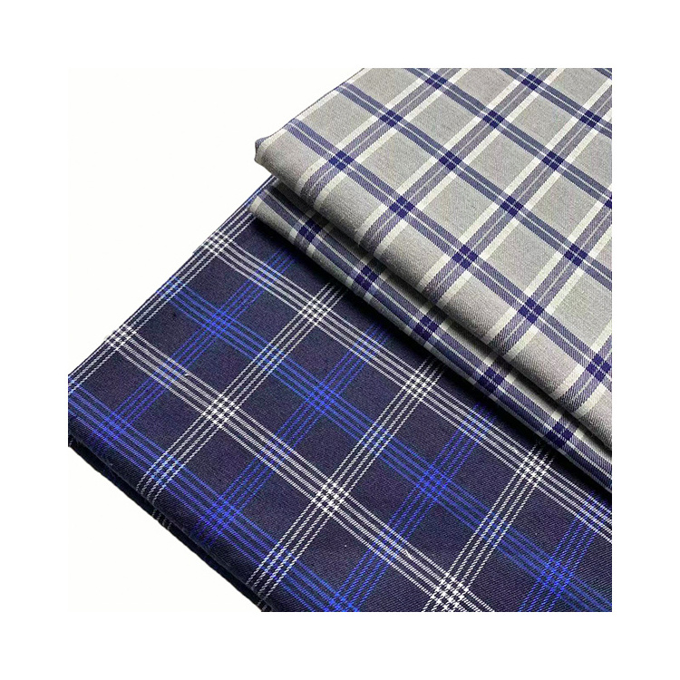 Yarn Dyed Check 80% Polyester 20% Cotton Uniform Fabric For Costumes