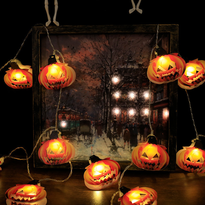 3M20LED Battery USB powered led string light Halloween lights pumpkin bat ghost Halloween Decorations customized