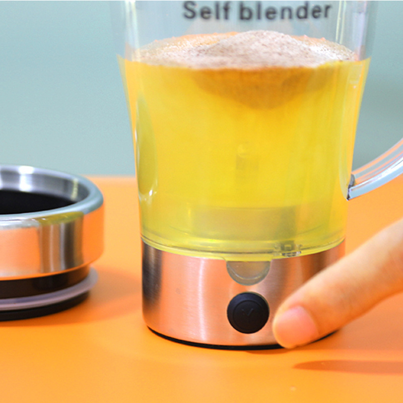 Coffee Stirring Cup Auto Magnetic Rotating Electric Milk Mark Cup for car 304 Stainless Steel Self Stirring Mixing Cup