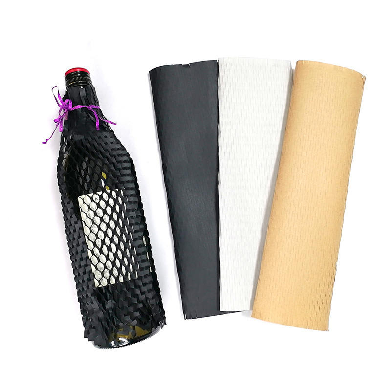 Biodegradable Eco Friendly Recyclable Gift Cushioning Gift Honeycomb Kraft Wrapping Paper Honeycomb Paper Sheet