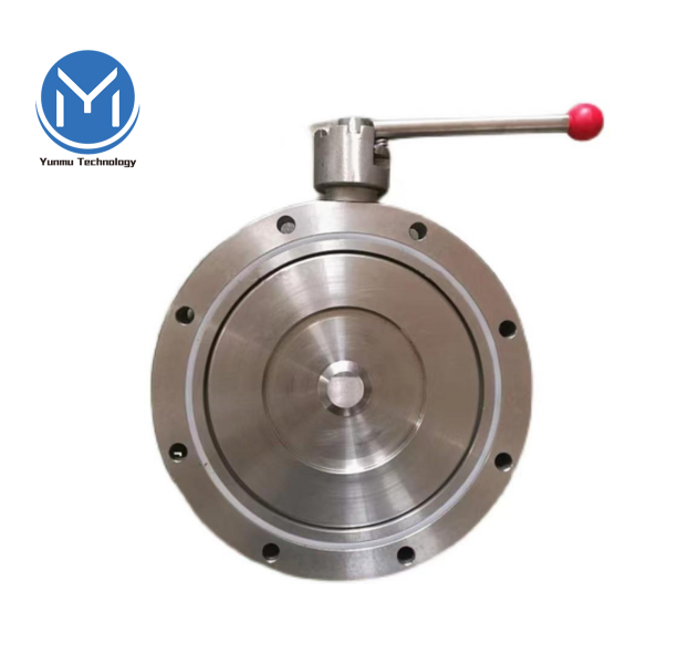 DN Sanitary Stainless Steel Vacuum Manual Thread Butterfly Valve