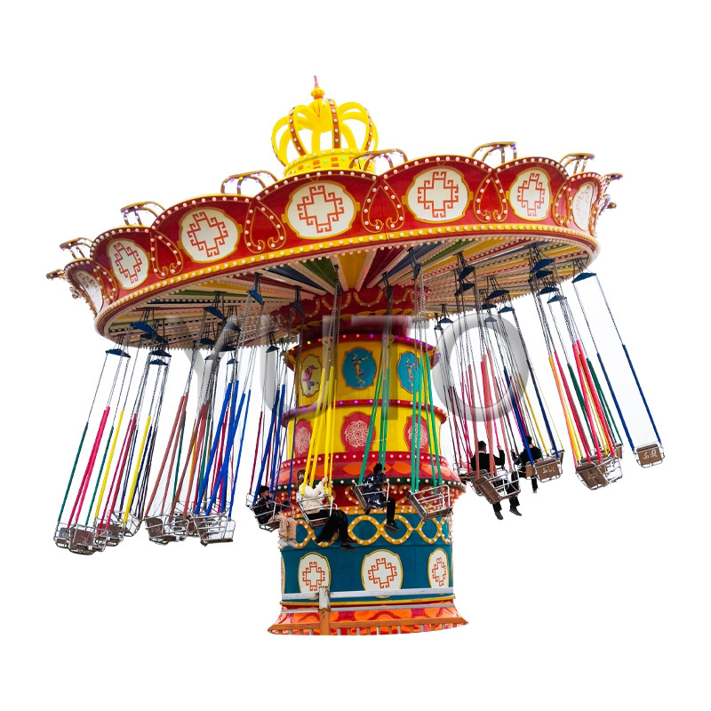 Factory Price 36 seat Amusement Park Swing Ride Flying Chair For Sale|Theme Park Spinning Fair Rides Made In China