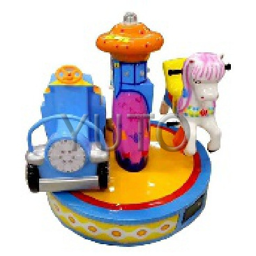 Mini Carousel(2P) amusement equipment|Outdoor amusement equipment for sale|Theme park Carousel for sale