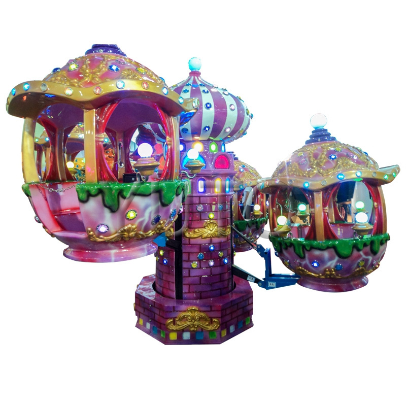 Factory Price Amusement Park 8 mobile castles|Outdoor Theme Park Kids Self Control Rides amusement equipment For Sale