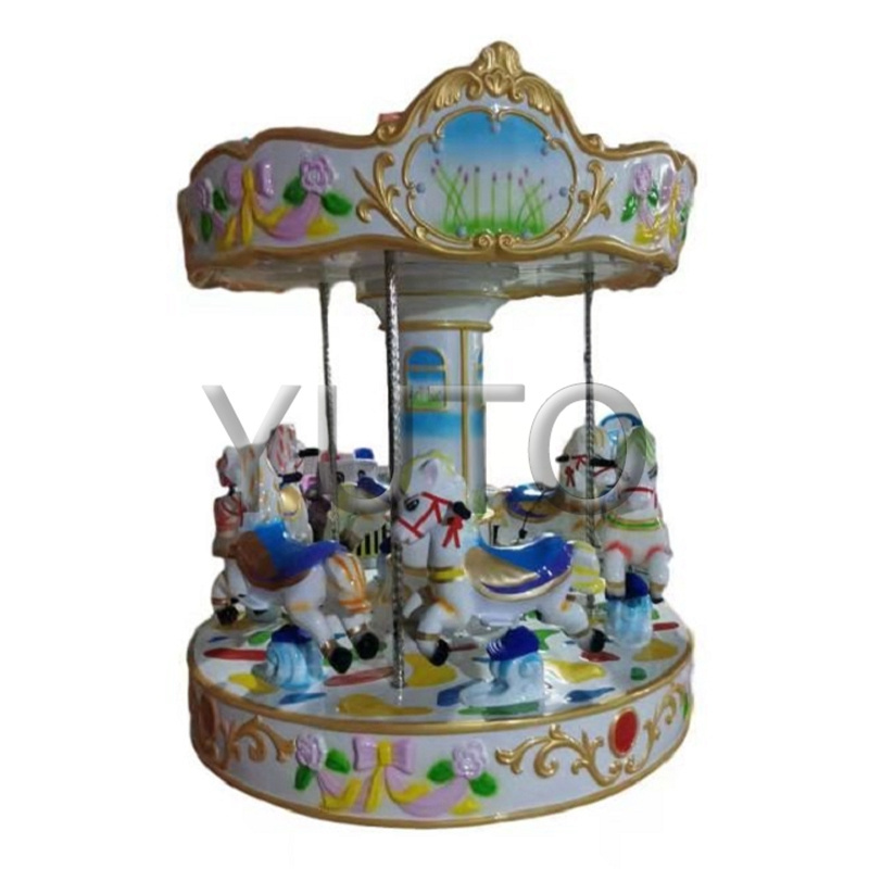 6 People Carousel Amusement Equipment|Outdoor amusement equipment for sale|Theme park Carousel for sale