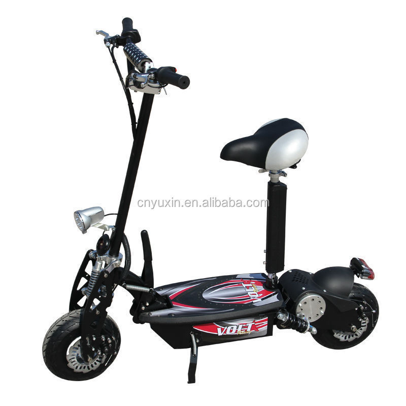 2021 MADE IN CHINA 1000W 36V foldable ce electric scooter with seat YXEB-716