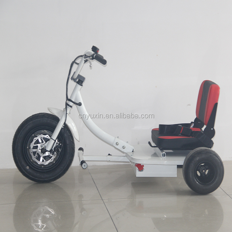 800w zappy electric 3 wheel scooter drift scooter with CE YXEB-712D