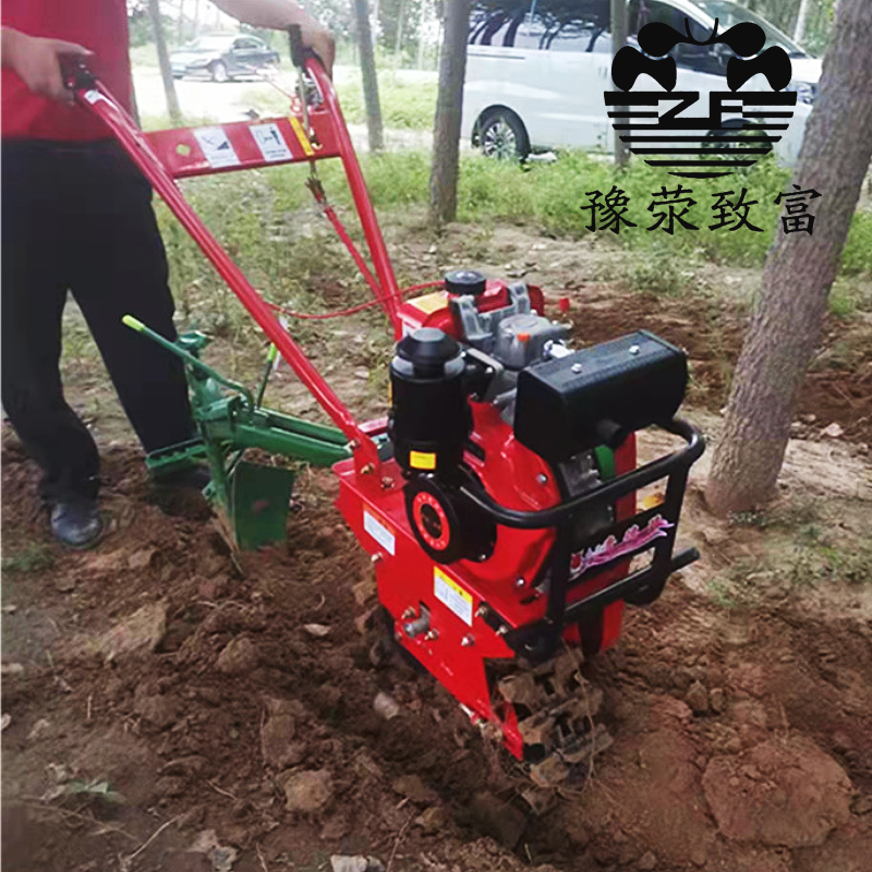 YUXINGZHIFU Small agriculture machinery gasoline diesel mini plough machine