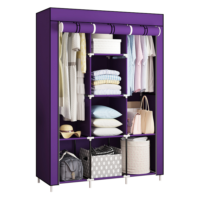 fabric wardrobe closet folding portable fabric wardrobe organizer customized fabric cloth wardro  non-woven wardrobe