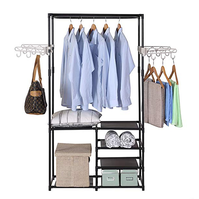 heavy duty Portable metal Garment Rack Home Closet Hanger Clothes Storage Rack