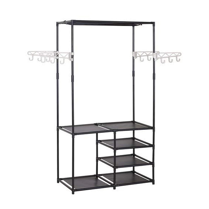 heavy duty Portable metal Garment Rack Home Closet Hanger Clothes Storage Rack