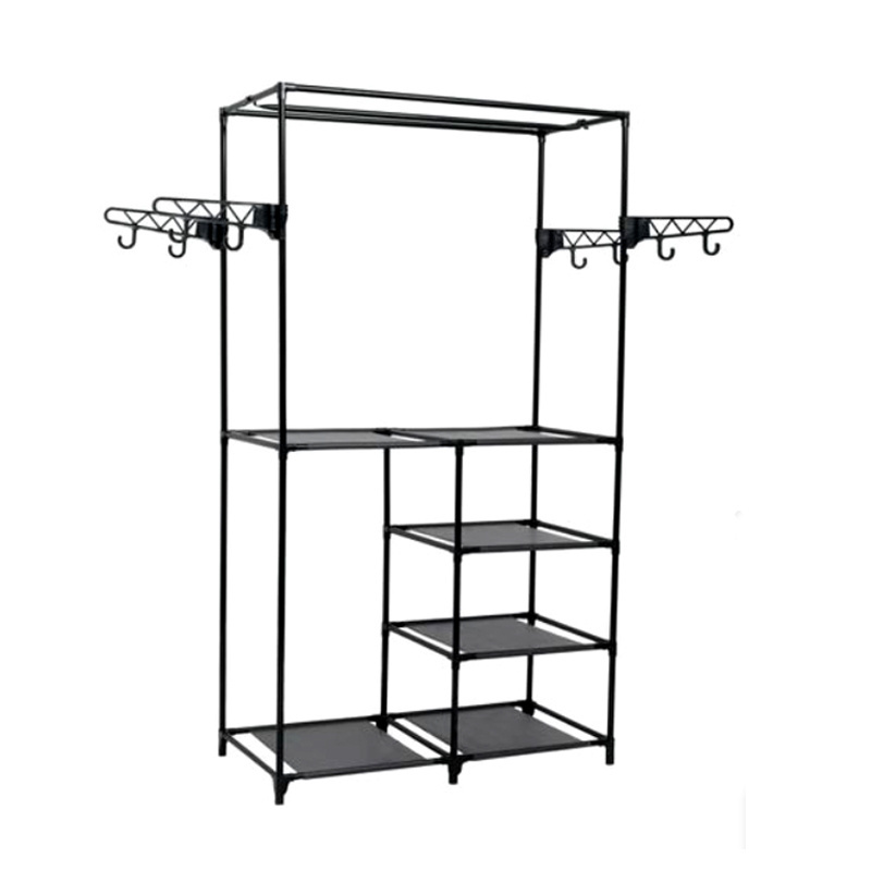 heavy duty Portable metal Garment Rack Home Closet Hanger Clothes Storage Rack