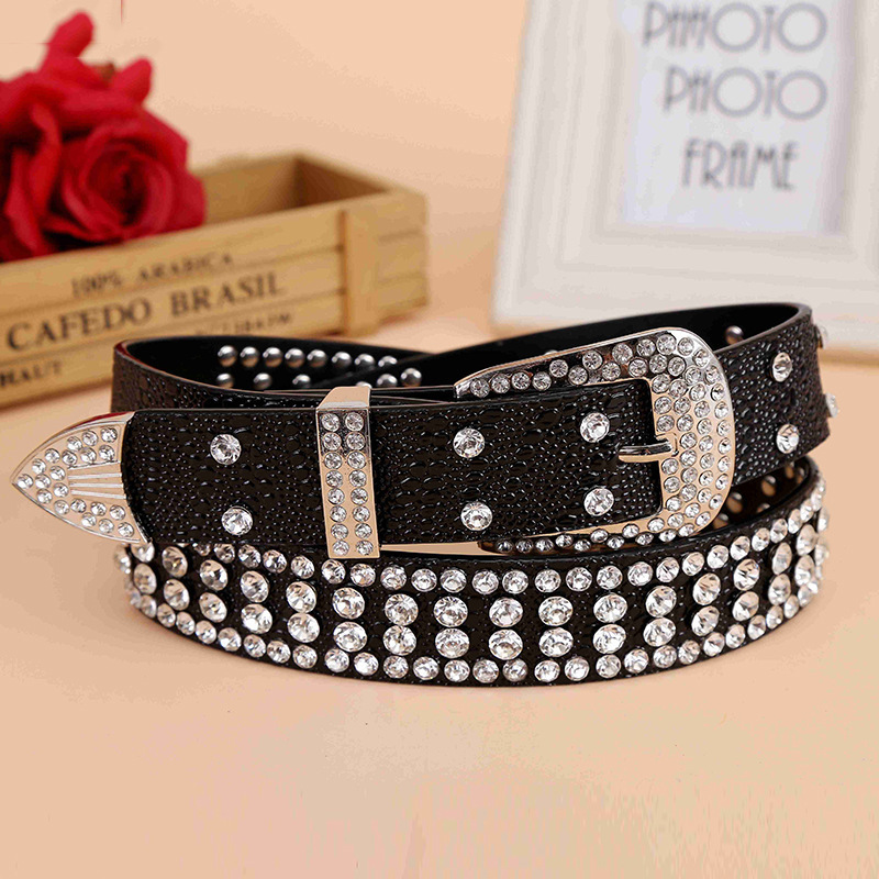 Fashion Belts 2021 Women Leopard-print Belts Ladies Waistband Dress Bb Simon Rhinestone Belt