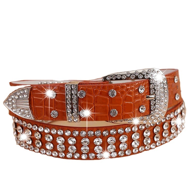 Fashion Belts 2021 Women Leopard-print Belts Ladies Waistband Dress Bb Simon Rhinestone Belt