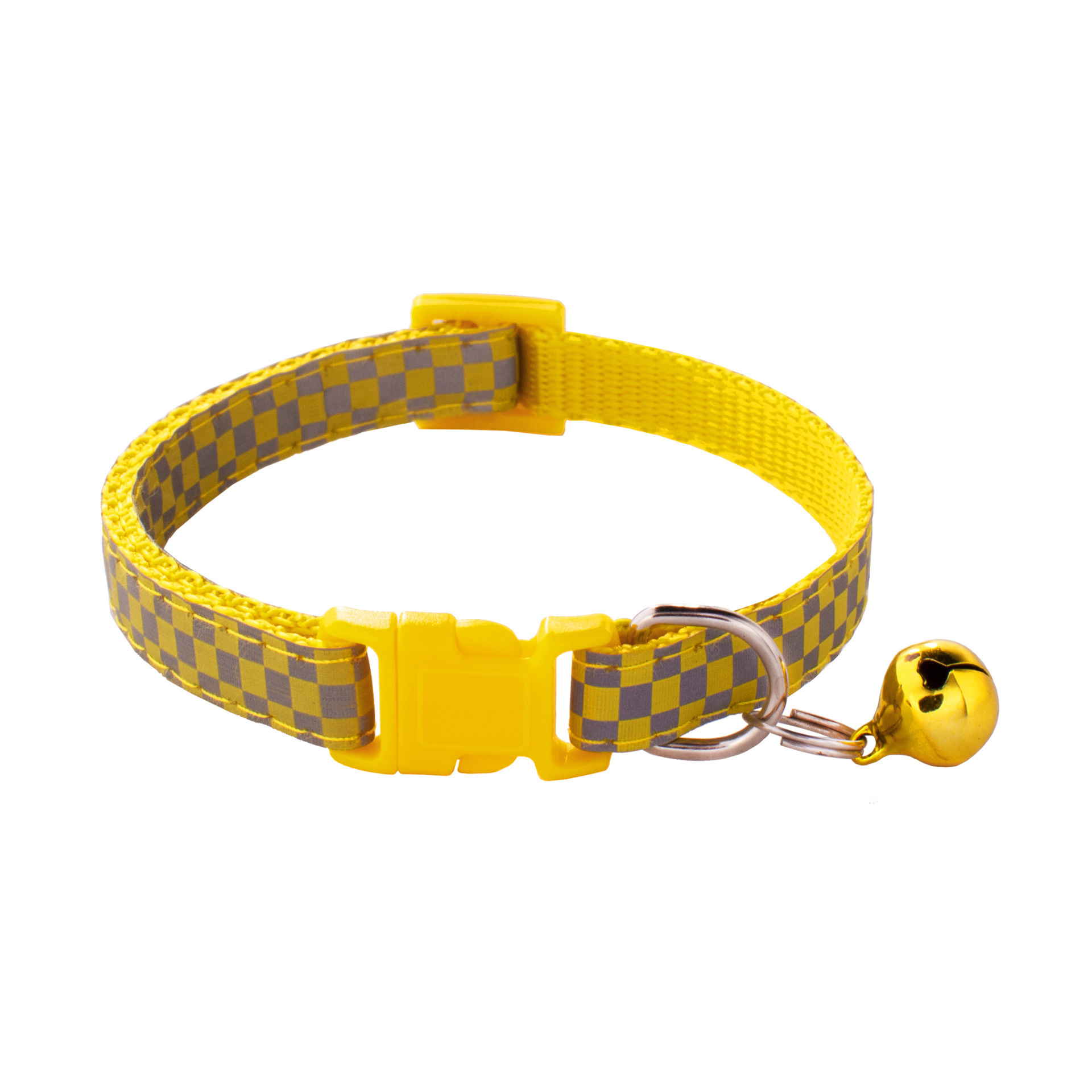 Tick Cat Dog Collar With Bell Cool Adjustable Reflective Camo Pet Collar With Bell Safety Kitten Neck Strap For Kitten Puppy