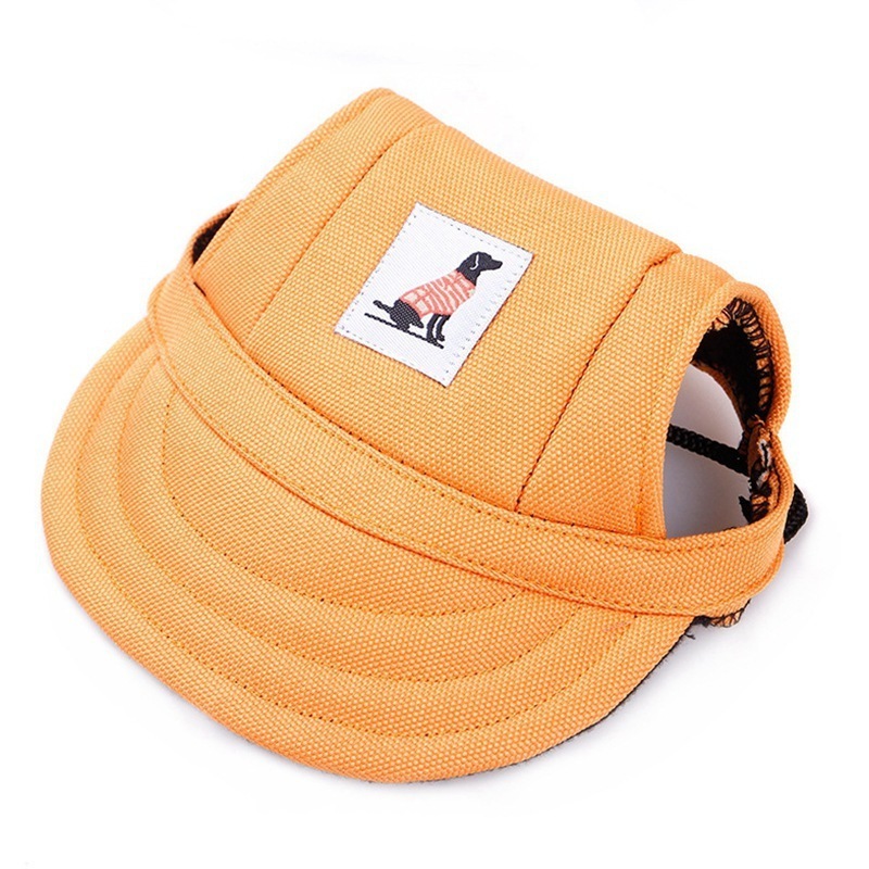 Adjustable Outdoor Summer Canvas Sport Visor Cap Outdoor Baseball Dog Hat For Pet Dog Caps Small Puppy Pets