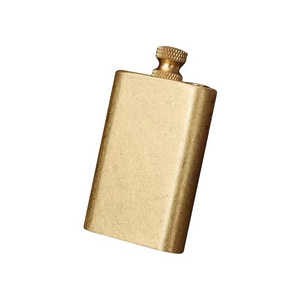 2023 High-end kerosene match lighters easy carry matches brass material gift lighter custom logo match lighters for cigarettes