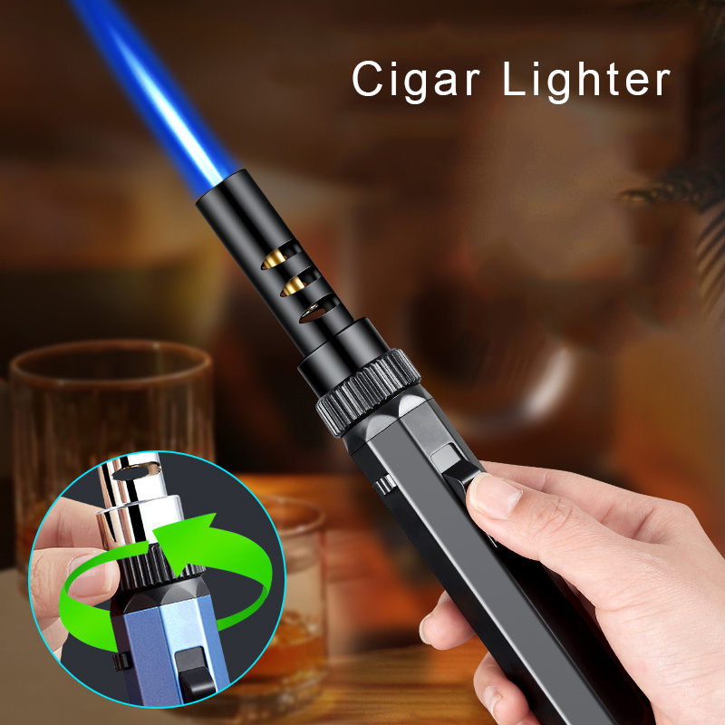 Classic outdoor torch lighter kitchen cigar jet flame lighter high temperature torch BBQ lighter