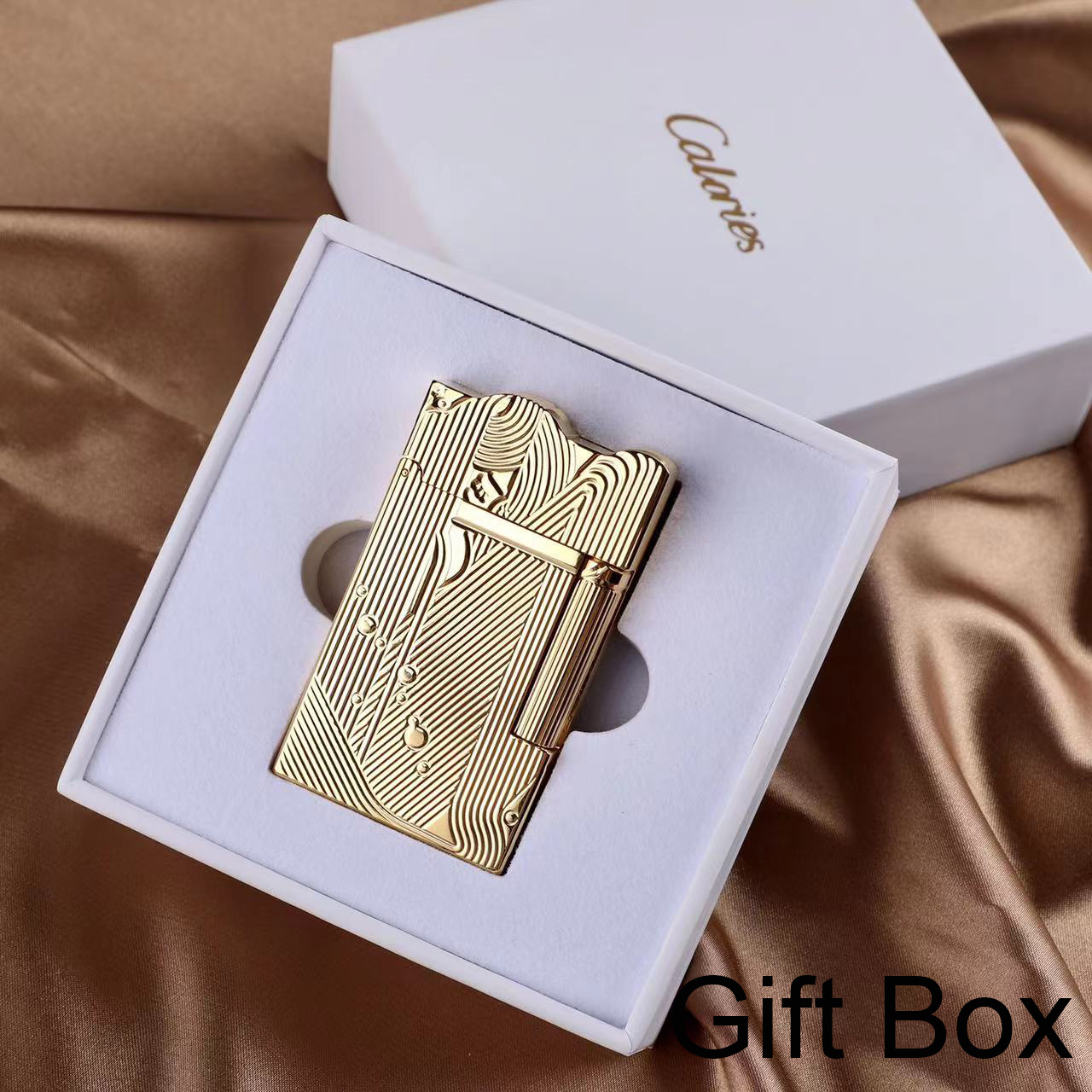 TK High-end animation joint name Pure brass lighter gift box kerosene lighter handmade lighter