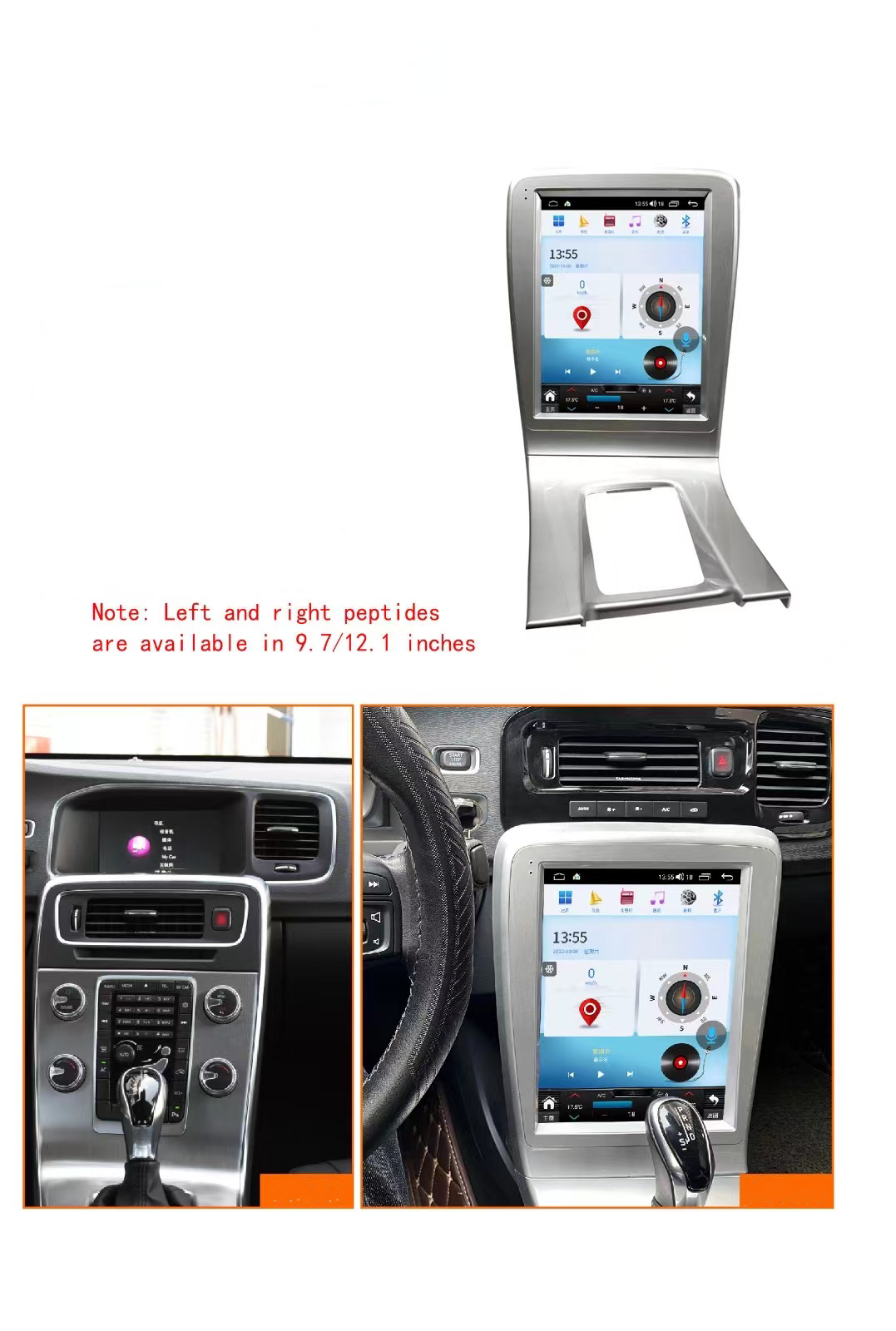 Right Hand Drive Car Video For Volvo S60 V60 2011-2017 GPS Navigation Multimedia Player Stereo DVD Player car radio recorder