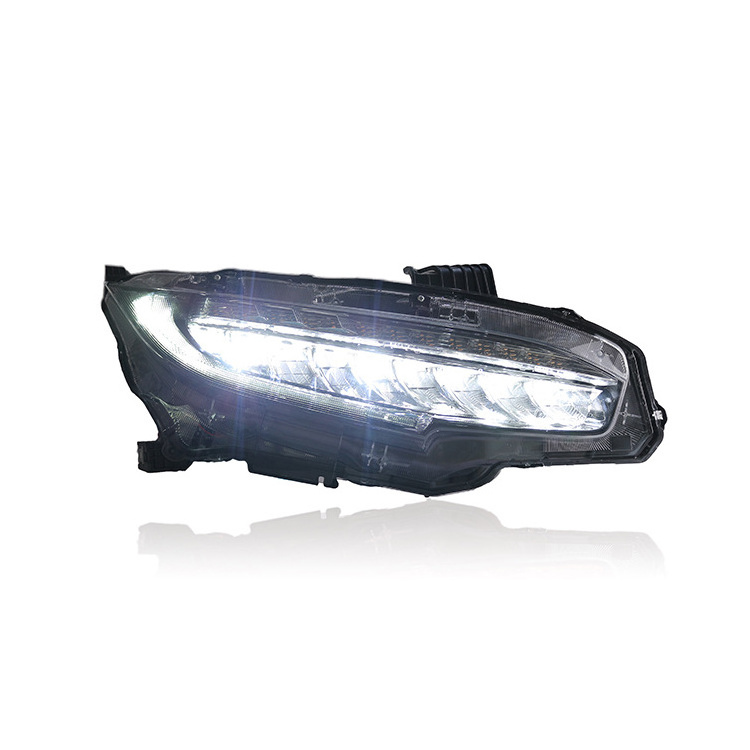 It is suitable for Honda Civic 2016-2021 ten generation  headlight assembly modified with high equipped LED light